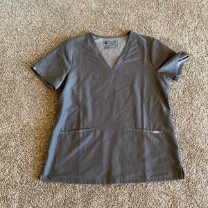 FIGS Grey scrub top